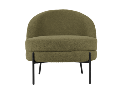 Fauteuil Noble Teddy Curl polyester