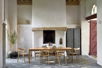 Ethnicraft - Teak Bok eettafel - teak onbehandeld