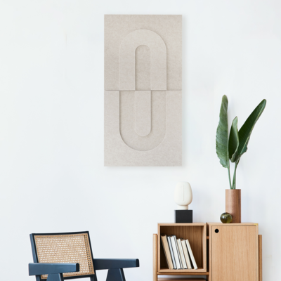 Maeven Art akoestische wandpanelen - Maya IV 3D - 50 x 50 cm - set van 2