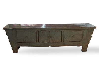 Tv Dressoir groen 4 deur lak uniek