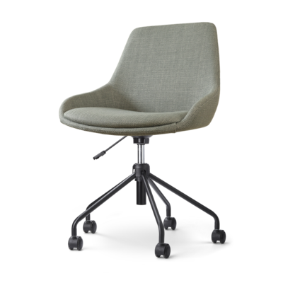 Bureaustoel Nout-Isa - zwart onderstel