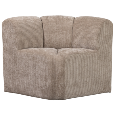 Mojo Eetbankje met rugleuning - Donkerzand