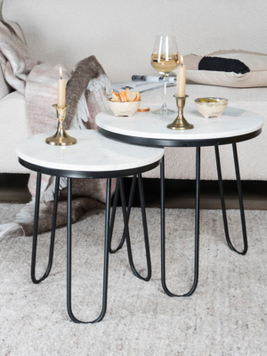 Salontafel Milan - Marmer - 39 cm