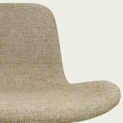 Eetkamerstoel Noa-Fé gestoffeerd - zwart onderstel