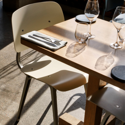 HAY chair Revolt - beige frame