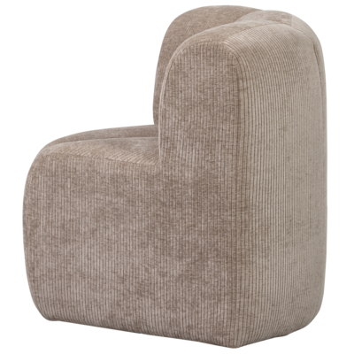 Mojo Eetbankje met rugleuning - Donkerzand