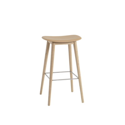 Muuto barkruk Fiber Bar Stool Wood Base