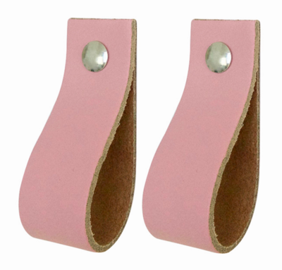 Leren handgrepen set van 2 - maat L