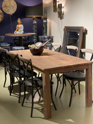 Eettafel teakhout Uniek India