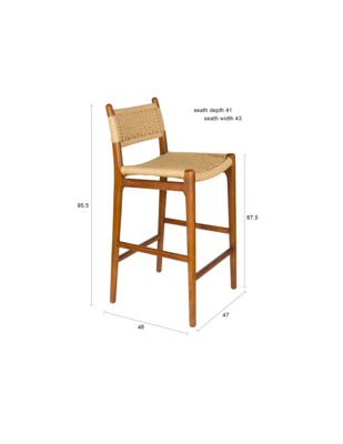 Dutchbone Cecile barkruk