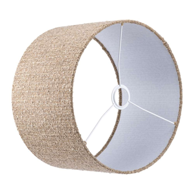 Lampenkap rond Bouclé beige