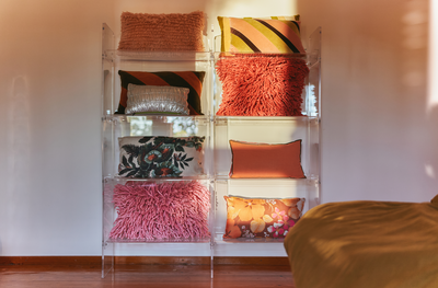 HK rugged woolen kussen 