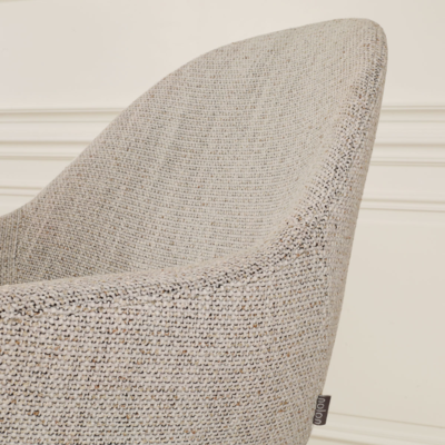 Barkruk Nino-Mae zwart onderstel - 65 cm