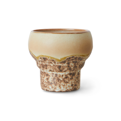 HK 70 ceramics lungo mugs coral