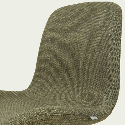 Eetkamerstoel Noa-Fé gestoffeerd - zwart onderstel