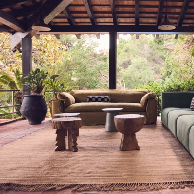 HKliving bank Nomad Linnen 3-zits