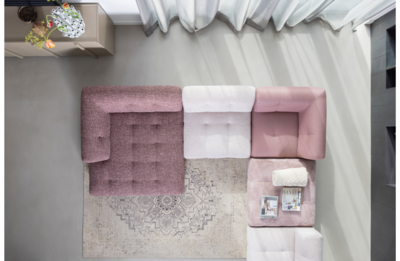 Hocker Louis ribstof