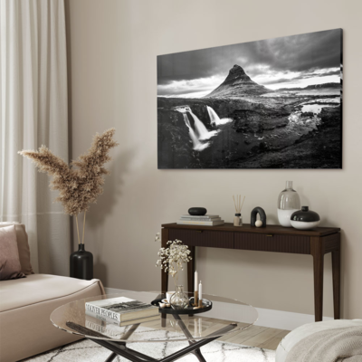 Walljar acrylglas schilderij - Iceland Waterfall