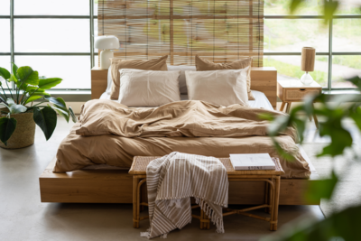 Dekbedovertrek Cotton Satin almond