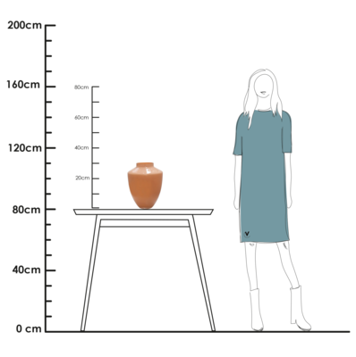 Vaas Tugela pastel peach