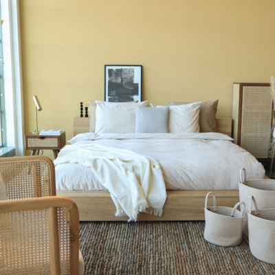 Dekbedovertrek Cotton Satin almond