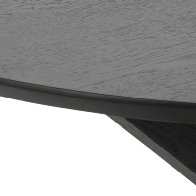 Glasgow Salontafel - Ø80 cm - Zwart