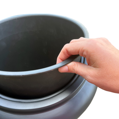 Plantenpot Horsens black