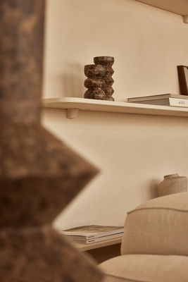 Rhombus kaarshouder bruin 