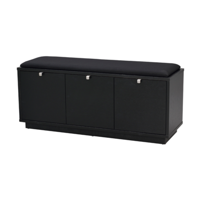 Houten bank Confetti zwart