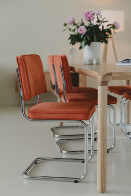 Zuiver Ridge Rib Eetkamerstoel - Set van 2