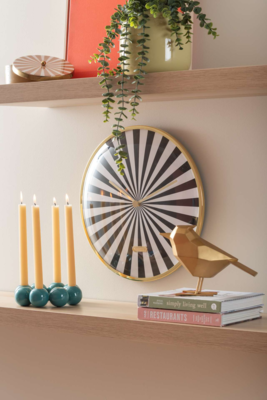 Wandklok Candy Swirl Dome