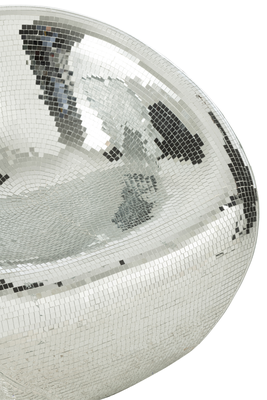 Discostoel Spiegels zilver