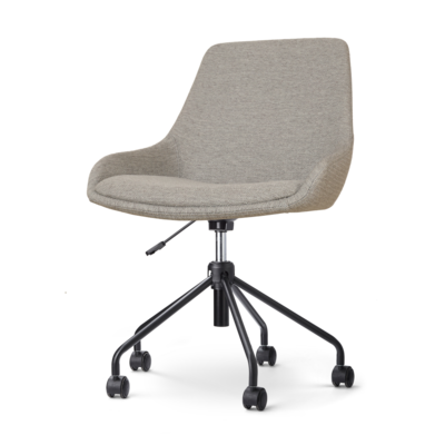 Bureaustoel Nout-Isa - zwart onderstel