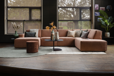 JaxxChoice modulaire hoekbank Kess powder