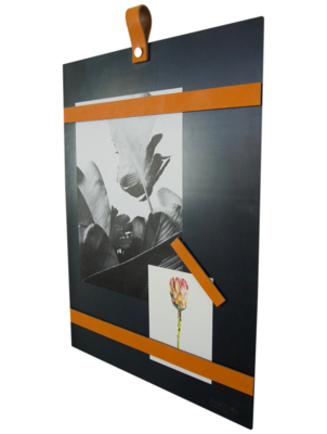 Magneetbord met magneetstrips