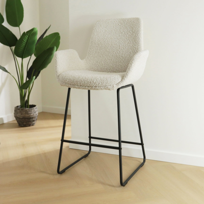 Barkruk Nino-Eef zwart onderstel