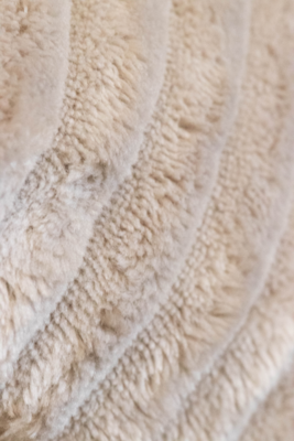 Kussen grof rib zand 57x36cm