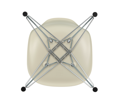 Vitra stoel Eames DSR Chroom onderstel