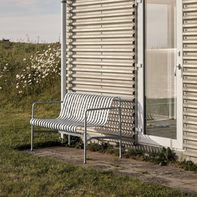 HAY Palissade Dining Bench Hot Galvanised