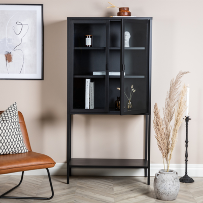 Metalen vitrinekast Claes