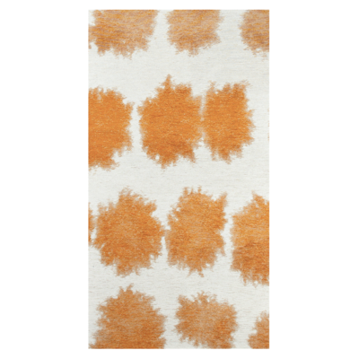 Paintball oranje structuurpatroon hedendaags abstract vloerkleed