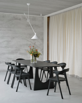 Ethnicraft - Tafel Geometric - eiken/zwart eiken