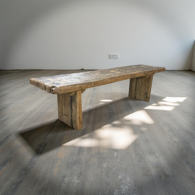 Bank /Salontafel naturel uniek