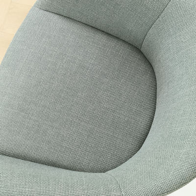 Eetkamerstoel Nena-Otis walnoot houten onderstel