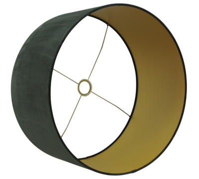 Lampenkap San Remo velours (Zwart)