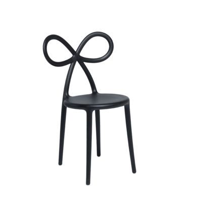Qeeboo Stoel Ribbon zwart