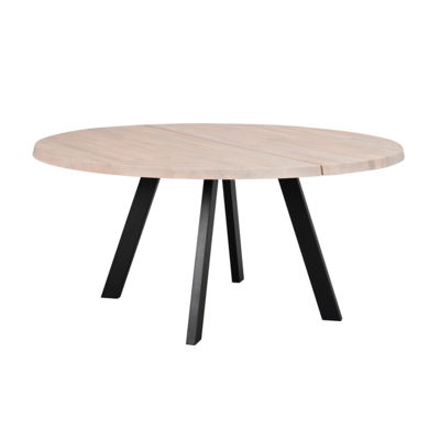 Eettafel Fred rond zwart
