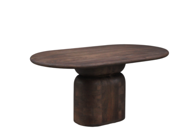 Eettafel Lissabon ovaal kolompoot 240cm