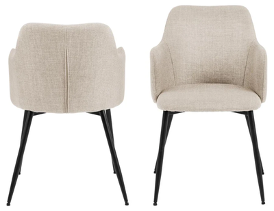 Eetkamerstoel Ringe - Set van 2 - Beige