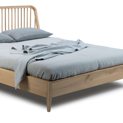 Ethnicraft bed Spindle Oak 160x200